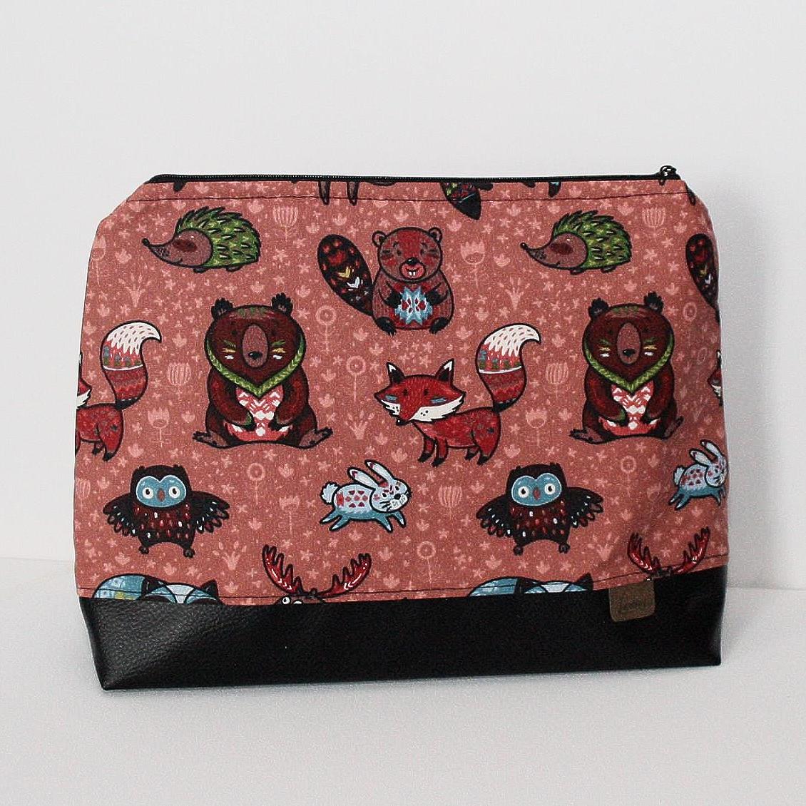Kosmetiktasche, Kulturtasche, Waldtiere, Groß Kosmetiktasche, Kulturtasche, Waldtiere, Groß von LoaanaShop