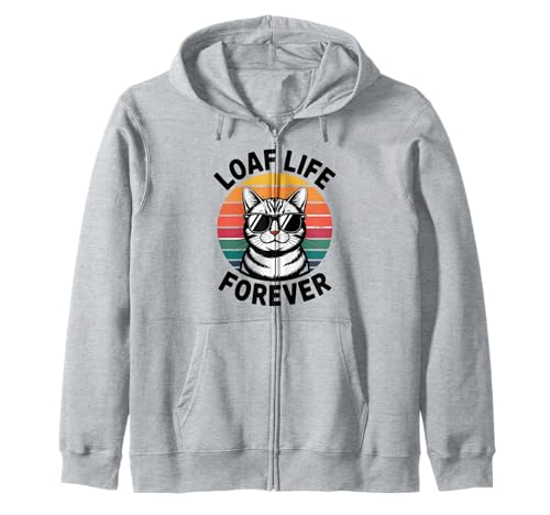 Loaf Life Fat Cat Männer Frauen Kinder Geschenk Kapuzenjacke Loaf Life Fat Cat Männer Frauen Kinder Geschenk Kapuzenjacke von Loaf Life Forever