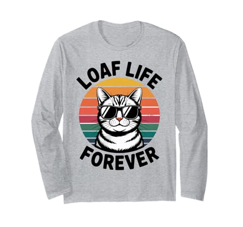 Loaf Life Fat Cat Männer Frauen Kinder Geschenk Langarmshirt Loaf Life Fat Cat Männer Frauen Kinder Geschenk Langarmshirt von Loaf Life Forever