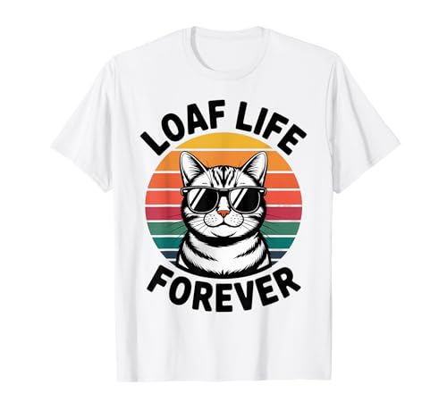Loaf Life Fat Cat Männer Frauen Kinder Geschenk T-Shirt Loaf Life Fat Cat Männer Frauen Kinder Geschenk T-Shirt von Loaf Life Forever