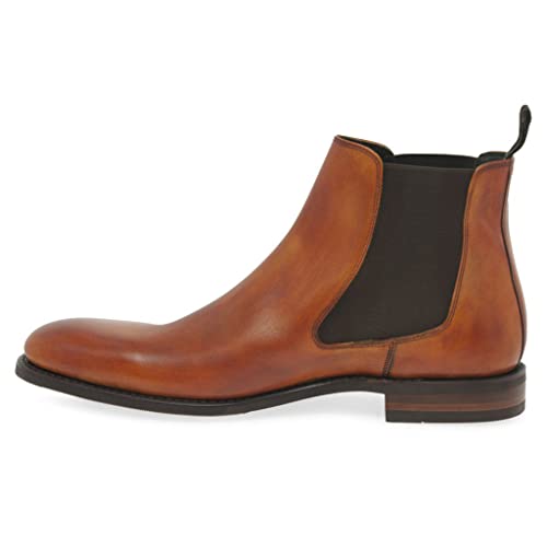 Loake Herren Hoskins Chelsea-Boots Stiefel Braun 44.5 EU von Loake