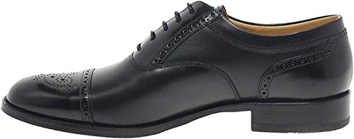 Loake Woodstock Herren Leder Schnürschuhe 11 Schwarz von Loake