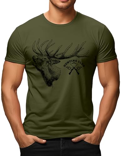 Herren T-Shirt für Jäger: Hunting Club Hirsch Herren T-Shirt für Jäger: Hunting Club Hirsch von LOBO NEGRO