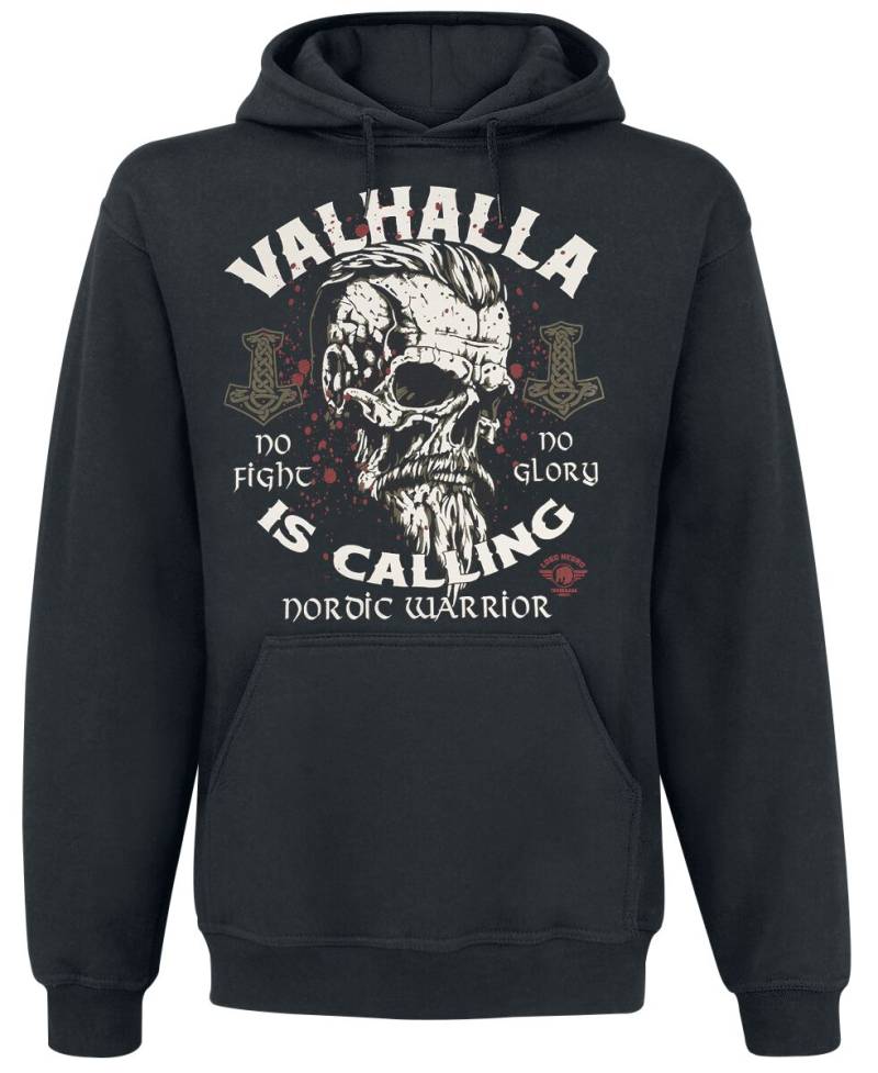 Lobo Negro Kapuzenpullover - Valhalla Is Calling - M bis 4XL - für Männer - Größe XL - schwarz von Lobo Negro