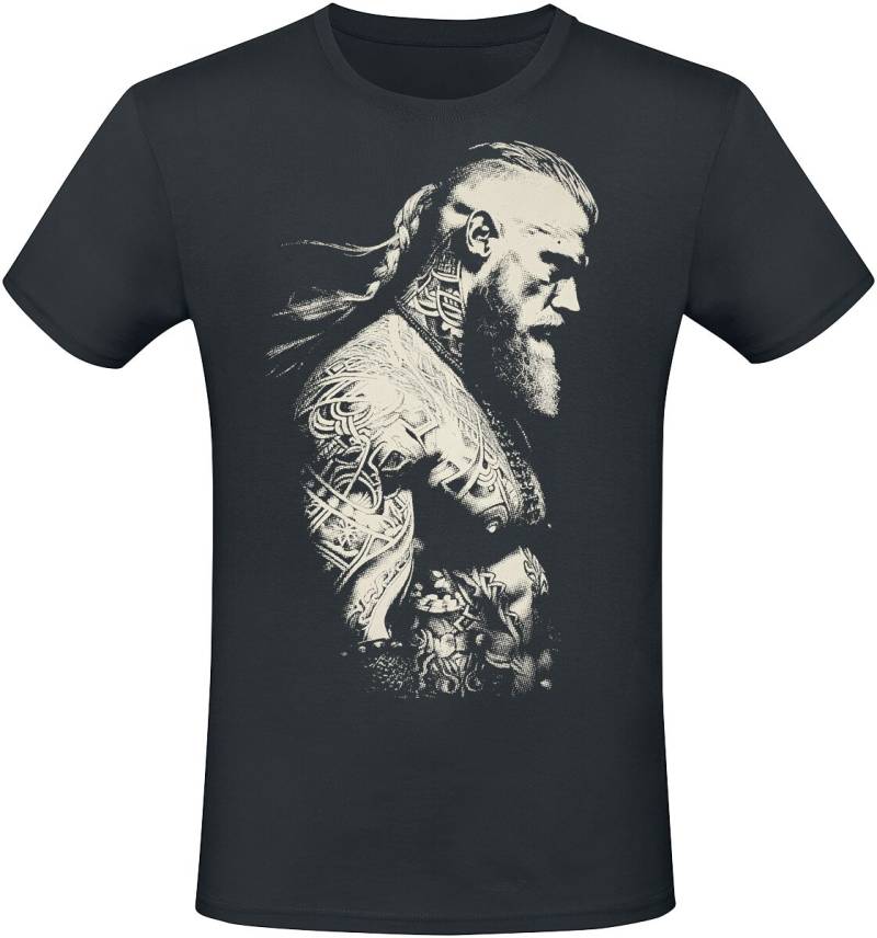 Lobo Negro T-Shirt - Nordic Warrior - M bis XXL - für Männer - Größe XXL - schwarz von Lobo Negro