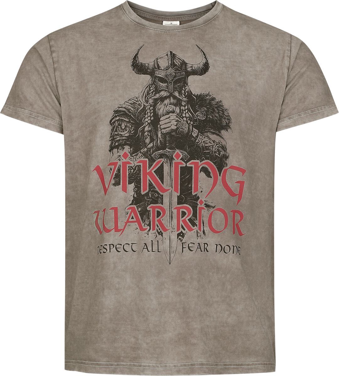 Lobo Negro T-Shirt - Viking Warrior - S bis 4XL - für Männer - Größe M - grau Lobo Negro T-Shirt - Viking Warrior - S bis 4XL - für Männer - Größe M - grau von Lobo Negro