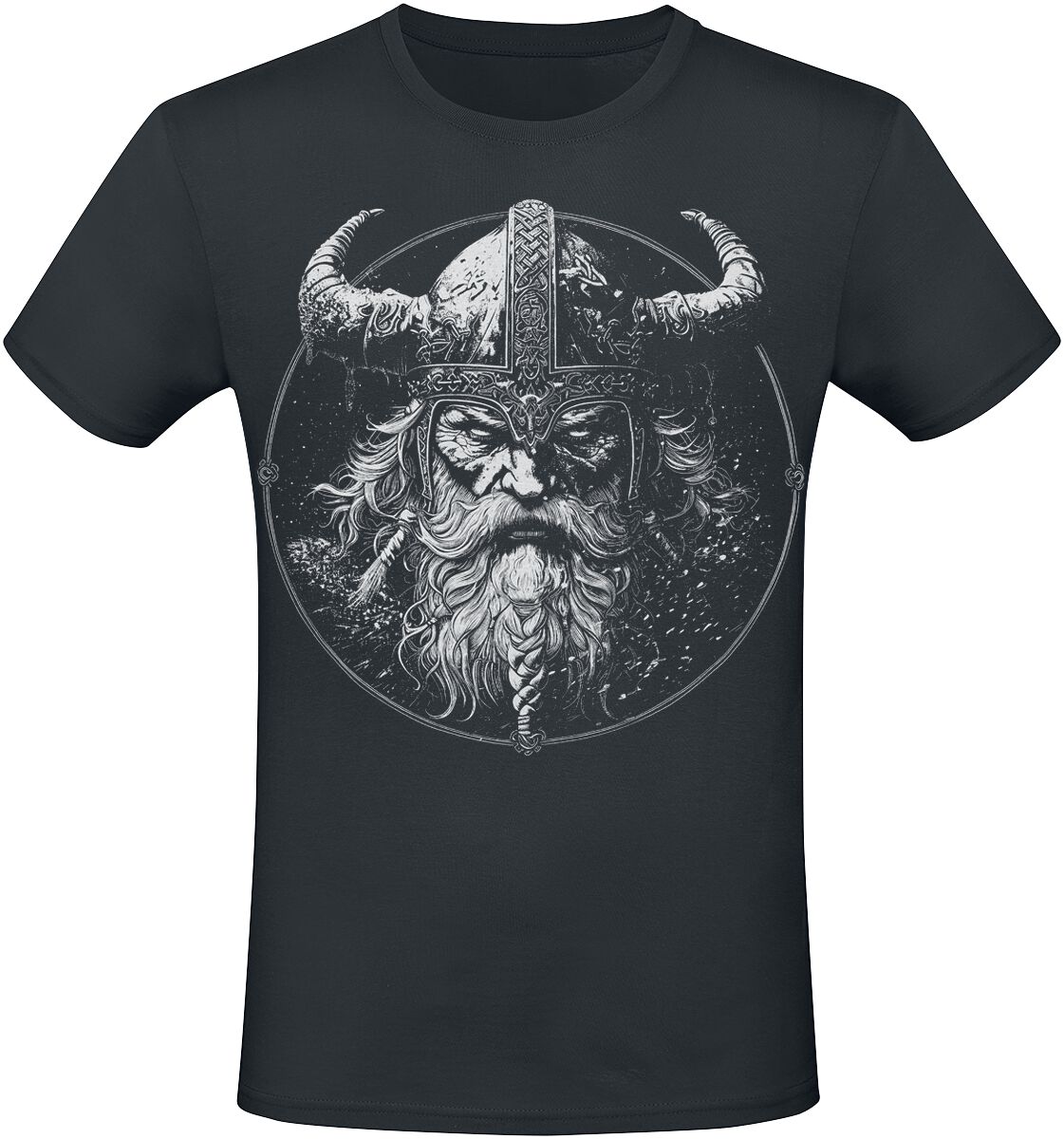 Lobo Negro Viking King T-Shirt schwarz in S von Lobo Negro