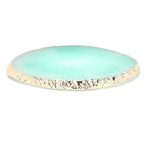 Nail Polish Pigment Mixing Plate Resin Color Drawing Practice Palette Manicure Nail Art Tool (Green) von Loboo Idea