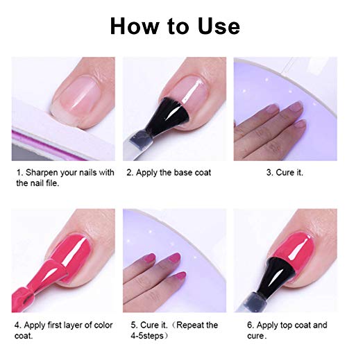 Nail Polish Set Soak Off Nail Gel Kit with 6 Bottles Assorted Color 8.5ml for Nail Art Nail Polish Set Soak Off Nail Gel Kit with 6 Bottles Assorted Color 8.5ml for Nail Art von Loboo Idea