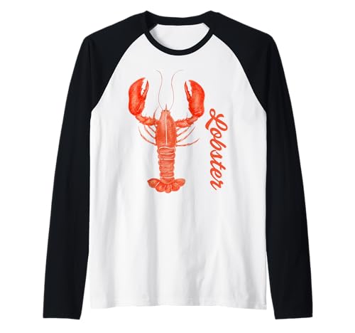 Orange Hummer Grafik Küste Marine Meeresfrüchte Sommer Frauen Raglan Orange Hummer Grafik Küste Marine Meeresfrüchte Sommer Frauen Raglan von Lobster Seafood outfit summer marine crayfish Men