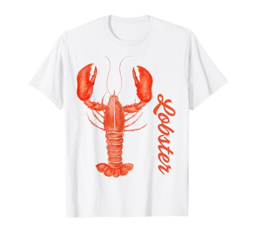 Orange Hummer Grafik Küste Marine Meeresfrüchte Sommer Frauen T-Shirt Orange Hummer Grafik Küste Marine Meeresfrüchte Sommer Frauen T-Shirt von Lobster Seafood outfit summer marine crayfish Men
