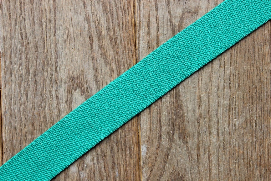 Handgefertigte 40mm Grün Baumwollleinwand Einstellbar Stil Tasche Gitarrengurt Handgefertigte 40mm Grün Baumwollleinwand Einstellbar Stil Tasche Gitarrengurt von LobsterRocksLondon
