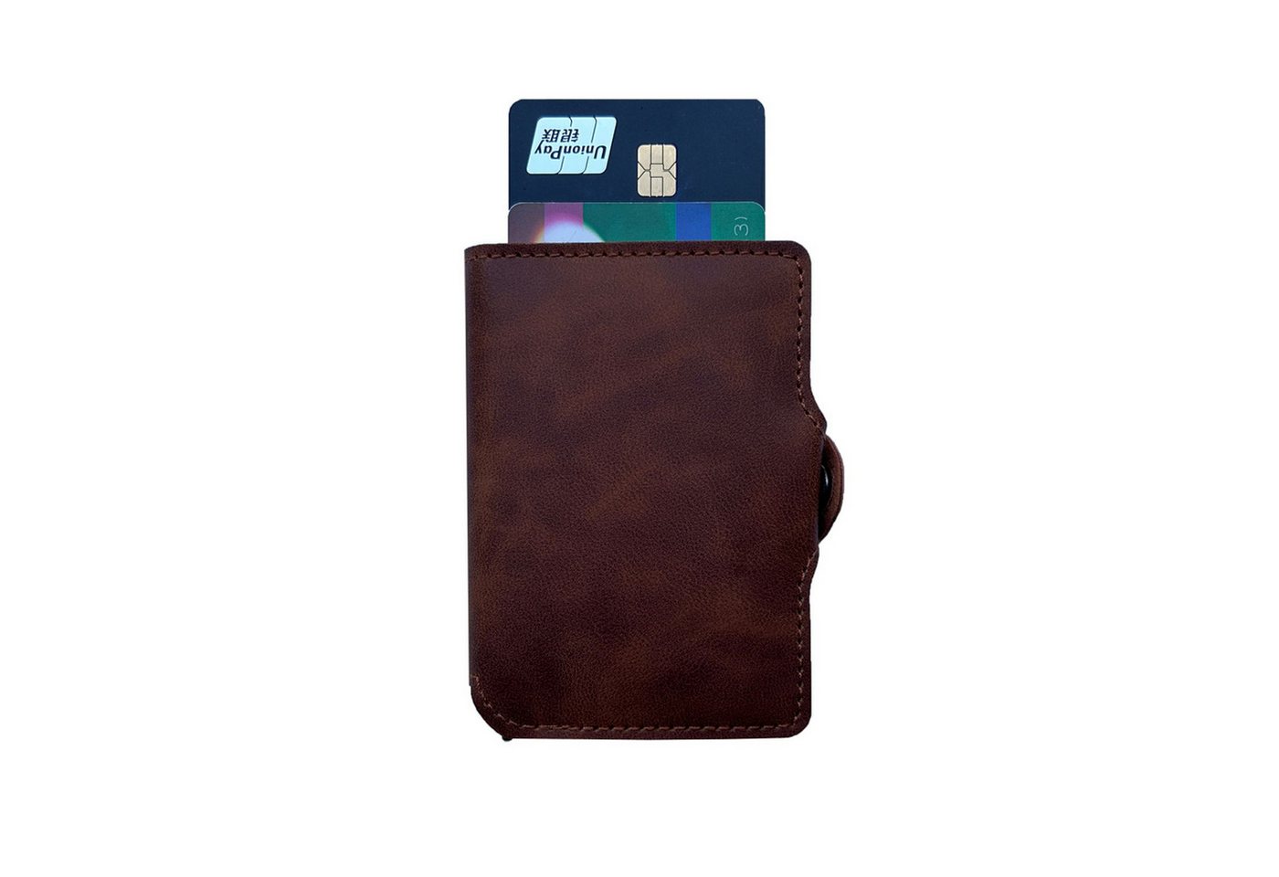 Lobwerk Kartenetui Mini Wallet Slim Wallet Geldbörse Premium Portemonnaie Kartenetui mit von Lobwerk