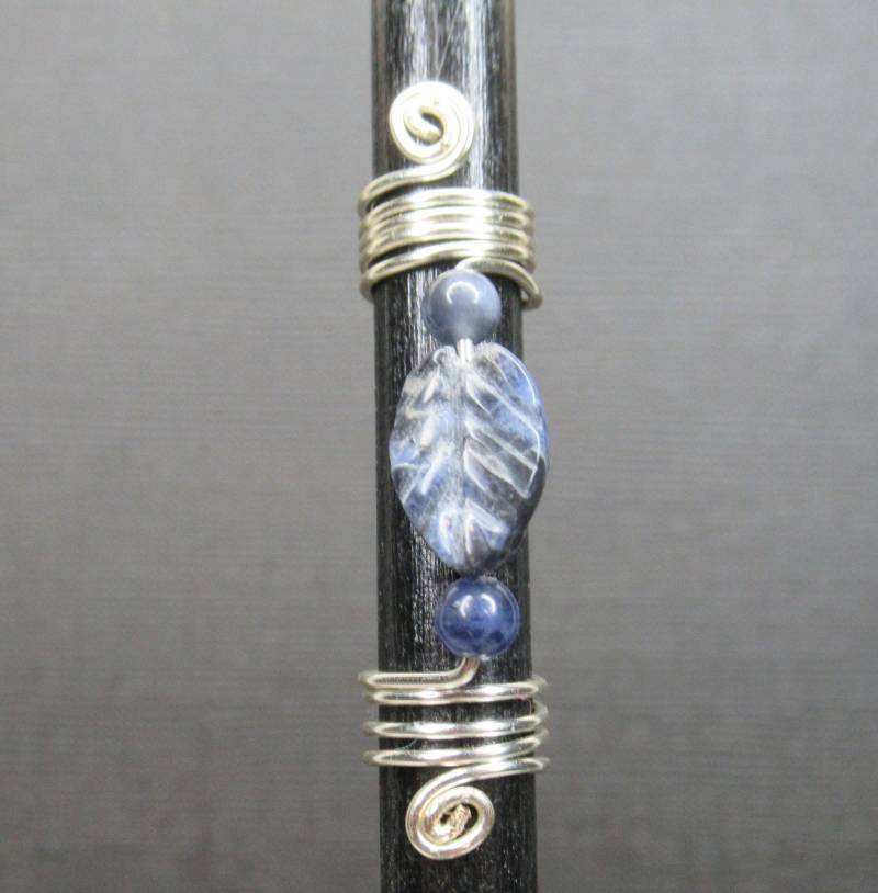 Sodalith Blatt Loc Schmuck | Silber Finish 8mm von LocBeauti