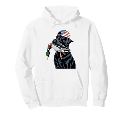 Local Boy Black Lab Hunting Dog Marsh Scene Sunset Vintage Pullover Hoodie von Local Boy Black Lab Hunting Dog Lover Marsh Sunset