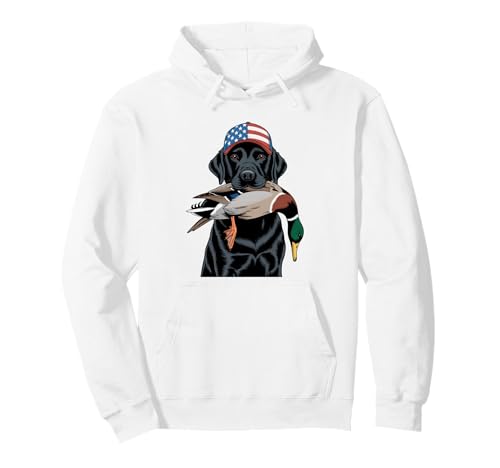 Local Boy Black Lab Hunting Dog Marsh Scene Sunset Vintage Pullover Hoodie von Local Boy Black Lab Hunting Dog Lover Marsh Sunset