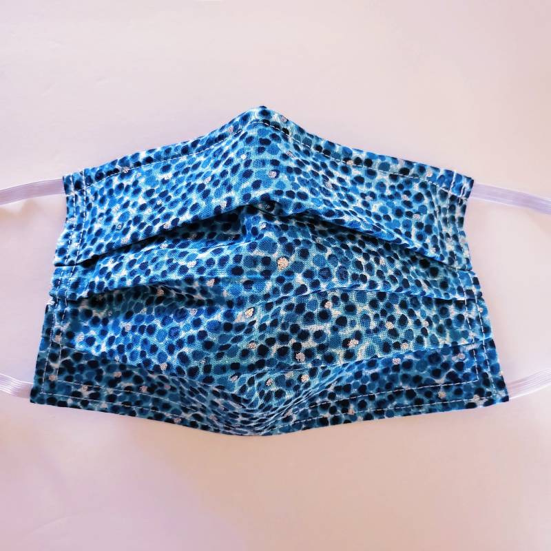 Blue & Dotty Wiederverwendbare Verstellbare Gesichtsmaske Mit Filter Fach Und Nase Pinch Wire Blue & Dotty Wiederverwendbare Verstellbare Gesichtsmaske Mit Filter Fach Und Nase Pinch Wire von LochNessLocker