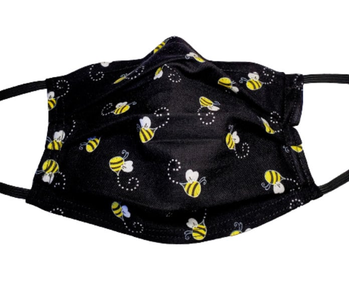 Buzzin Around Verstellbare Handgemachte Maske Mit Nasenklemme Draht Und Filterfach, 100% Baumwolle Doppellagig Buzzin Around Verstellbare Handgemachte Maske Mit Nasenklemme Draht Und Filterfach, 100% Baumwolle Doppellagig von LochNessLocker