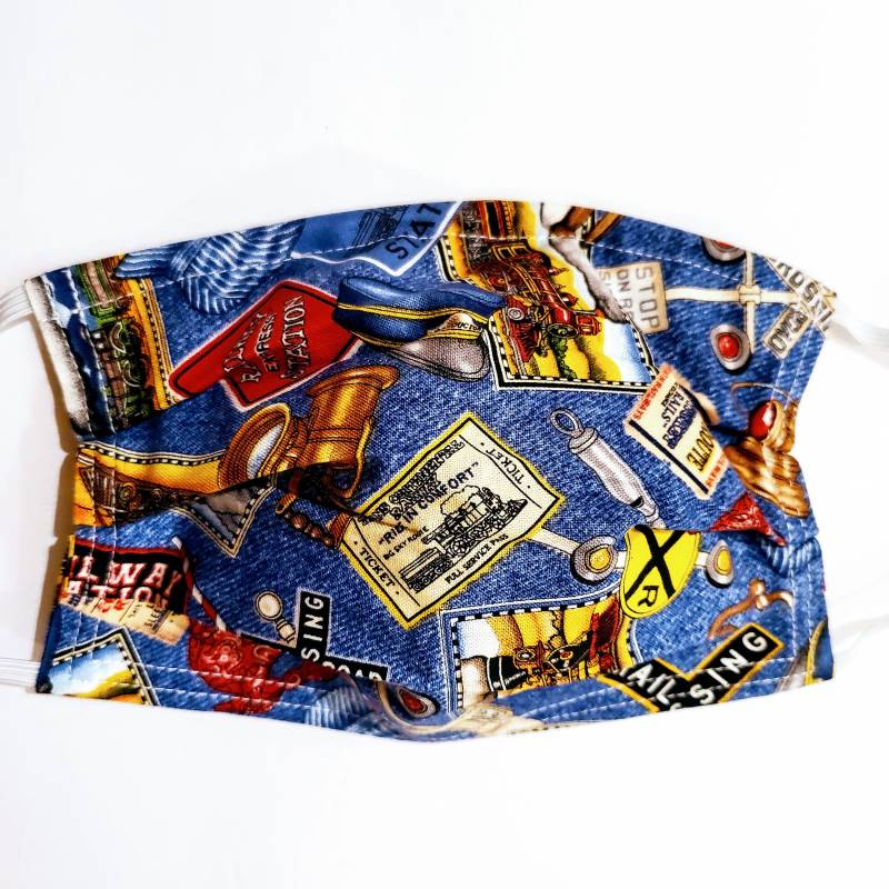 Choo Wiederverwendbare Gesichtsmaske Mit Nasenklemmen-Draht Und Filterfach von LochNessLocker