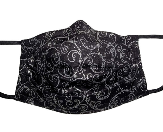 Metallic Swirls Mask Verstellbare Gesichtsmaske Mit Nasenklemme-Draht Und Filterfach Metallic Swirls Mask Verstellbare Gesichtsmaske Mit Nasenklemme-Draht Und Filterfach von LochNessLocker