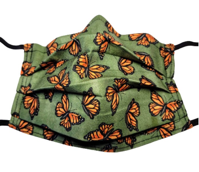 Monarch Forest Gesichtsmaske Verstellbare Mit Nasenklemme-Draht Und Filterfach von LochNessLocker