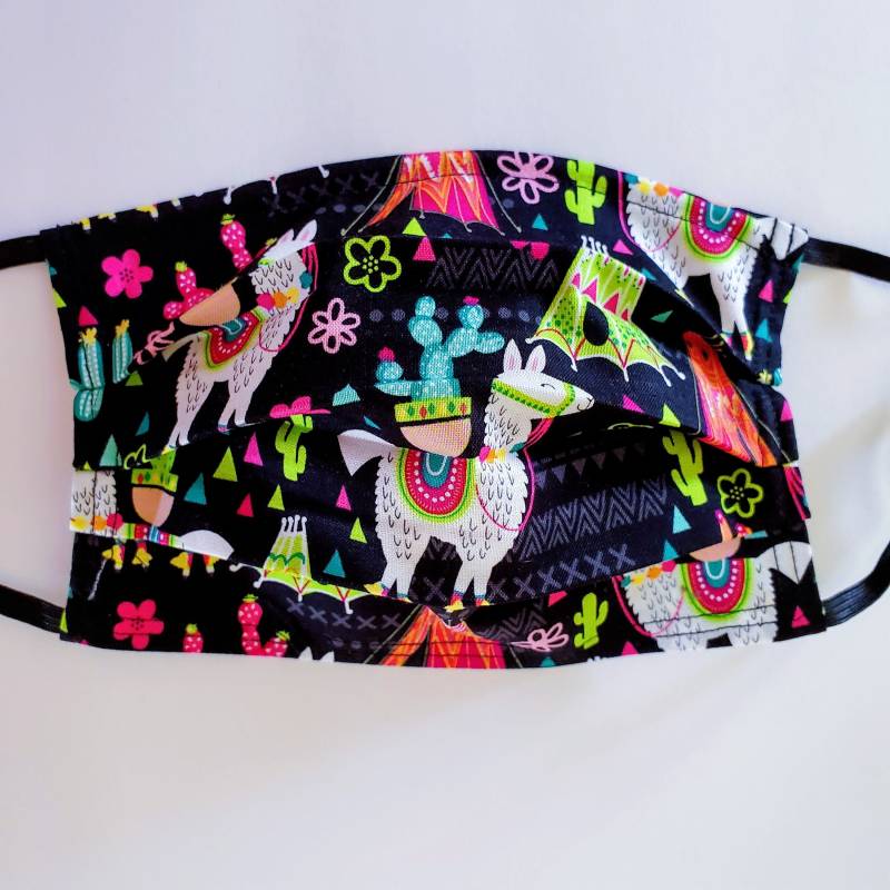 Neon Lama Wiederverwendbare Maske Neon Lama Wiederverwendbare Maske von LochNessLocker