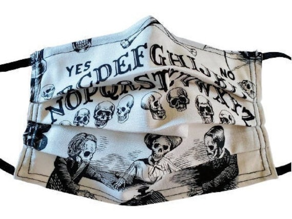 Ouija Board Verstellbare Gesichtsmaske Mit Nasenklemme-Draht Und Filterfach von LochNessLocker