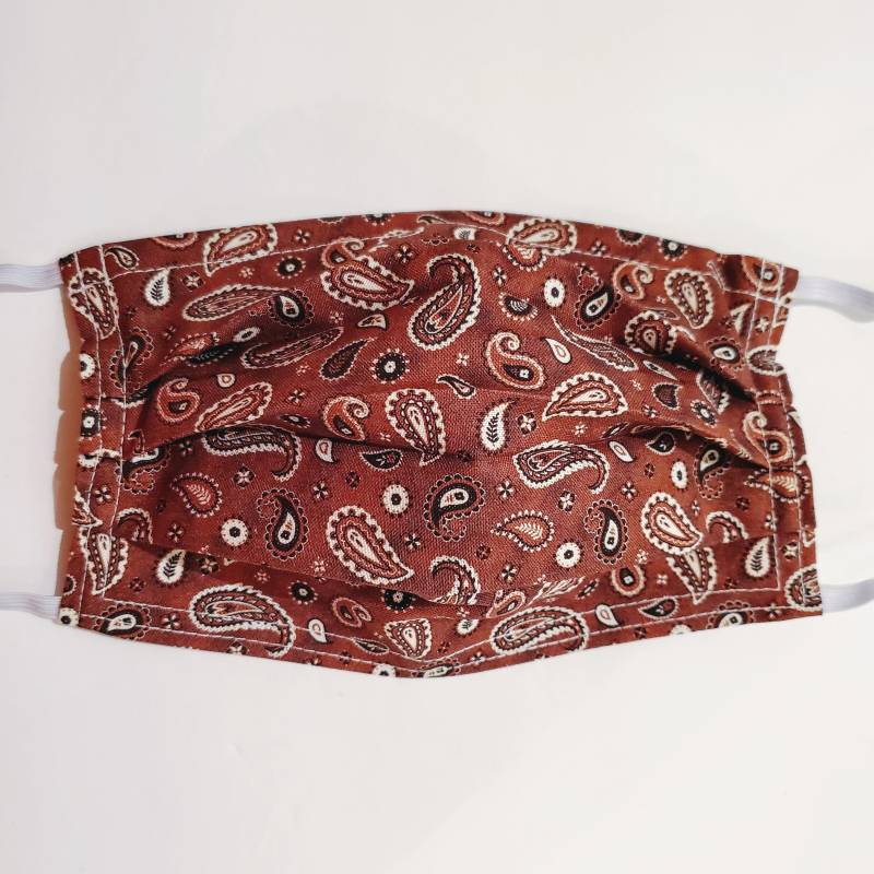 Paisley, Verschiedene Farben Wiederverwendbare Gesichtsmaske Mit Nasenklemme-Draht Und Filterfach Paisley, Verschiedene Farben Wiederverwendbare Gesichtsmaske Mit Nasenklemme-Draht Und Filterfach von LochNessLocker