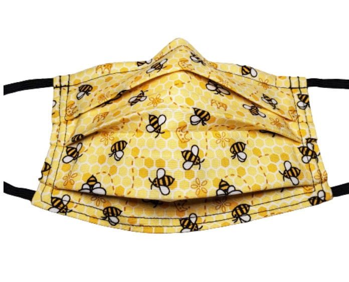 Queen Bee Wiederverwendbare Gesichtsmaske Mit Nasenklemmendraht Und Filterfach Queen Bee Wiederverwendbare Gesichtsmaske Mit Nasenklemmendraht Und Filterfach von LochNessLocker
