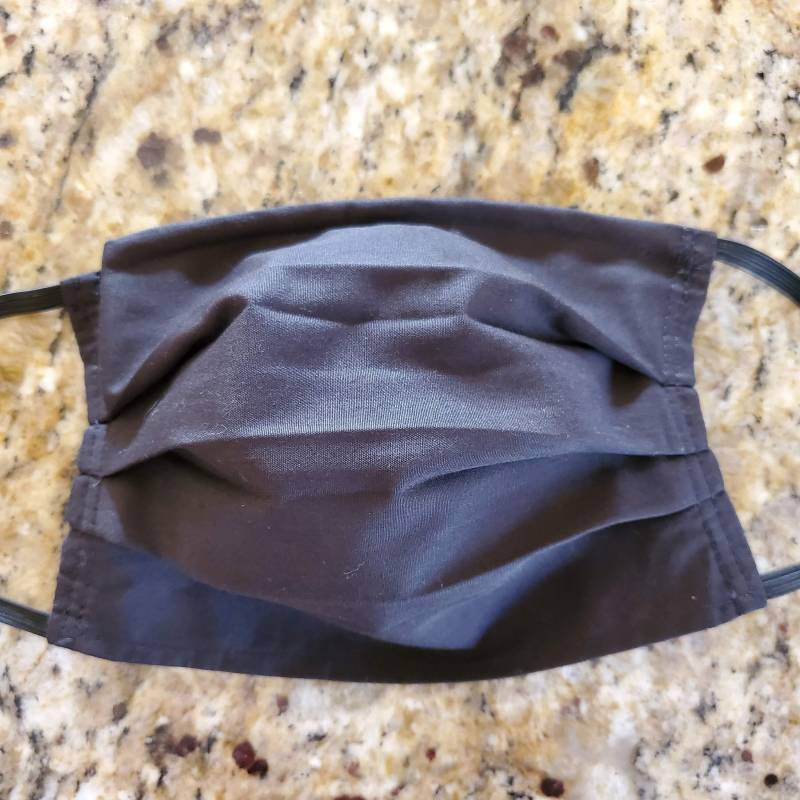 Schwarze Verstellbare Gesichtsmaske Mit Nasenklemme-Draht Und Filterfach von LochNessLocker