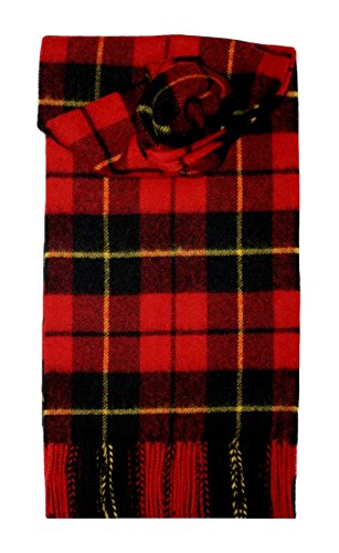 Lochcarron of Scotland, Schottland Wallace (Red) Tartan Schottenmuster Lammwollschal von Lochcarron of Scotland, Schottland