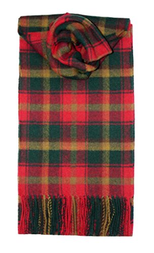 Gebürstet), langer Schal aus Lammwolle, Karomuster, Premium-Qualität in Auswahl von Tartans von Lochcarron of Scotland