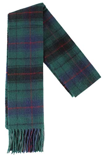 Lochcarron Wolle Tartan Schal Davidson Clan Modern Gr. 180 x 25 cm, Davidson Clan Modern von Lochcarron of Scotland