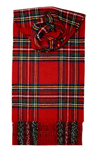 Royal Stewart Langer Schottenkaro-Schal – Premium-Qualität, gebürstete Lammwolle, erhältlich in einer Auswahl an Tartans Royal Stewart Langer Schottenkaro-Schal – Premium-Qualität, gebürstete Lammwolle, erhältlich in einer Auswahl an Tartans von Lochcarron of Scotland