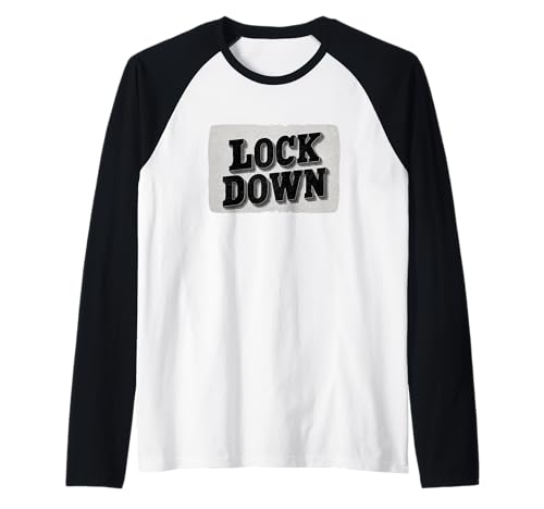 Tolle Lock-Down-Sprache für Erwachsene und Kinder Raglan von Lock Down Outfit