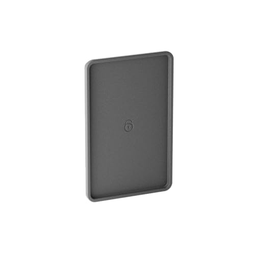Lockcard Cashplate - Münzfach für Slim Wallet I Erweiterung Smart/Slim Wallets für Kleingeld & Scheine, Schlüssel, SD-Karten I Kompatibel mit vielen gängigen Wallets I Coin Case/Coin Card 5x2€ (Klein) von Lockcard
