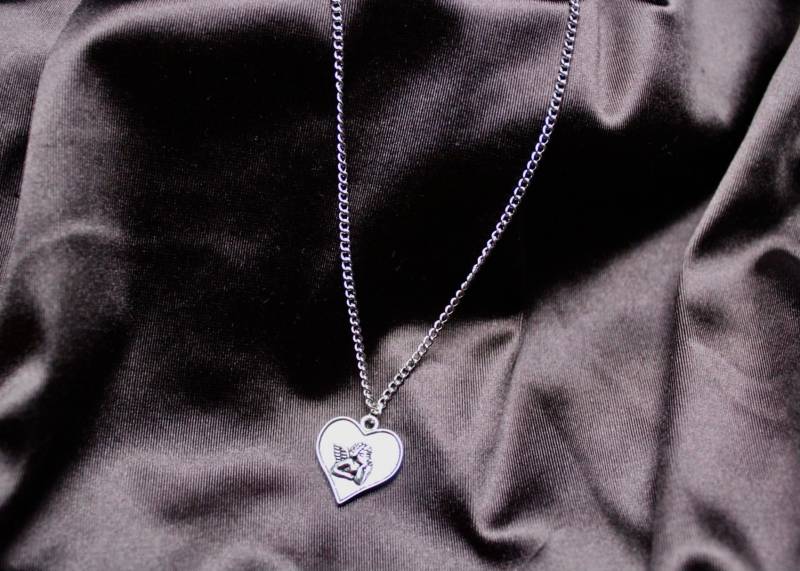 Herz Und Engel Halskette/Mit Anhänger Pinterest Style Süße Herz Und Engel Halskette/Mit Anhänger Pinterest Style Süße von LockchainJewelry