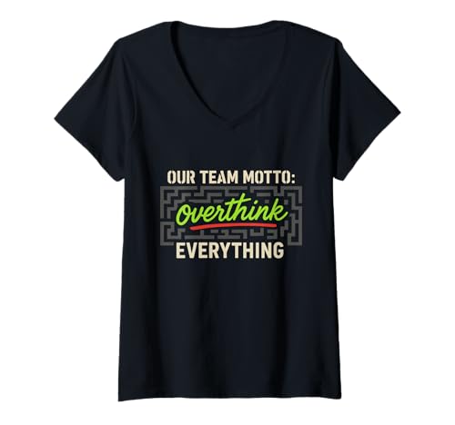 Damen Escape Room Puzzle Squad Captain Crew Enthusiastenteam T-Shirt mit V-Ausschnitt Damen Escape Room Puzzle Squad Captain Crew Enthusiastenteam T-Shirt mit V-Ausschnitt von Locked Room Birthday Escape Game Puzzle Lover Fun
