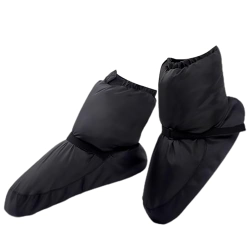 Damen Warm Up Bootie Tanzschuhe, Damen Warm Up Boot HausschuhWarm Up Bootie, Erwachsene Stiefel(Hs,XL) von Lockenstab