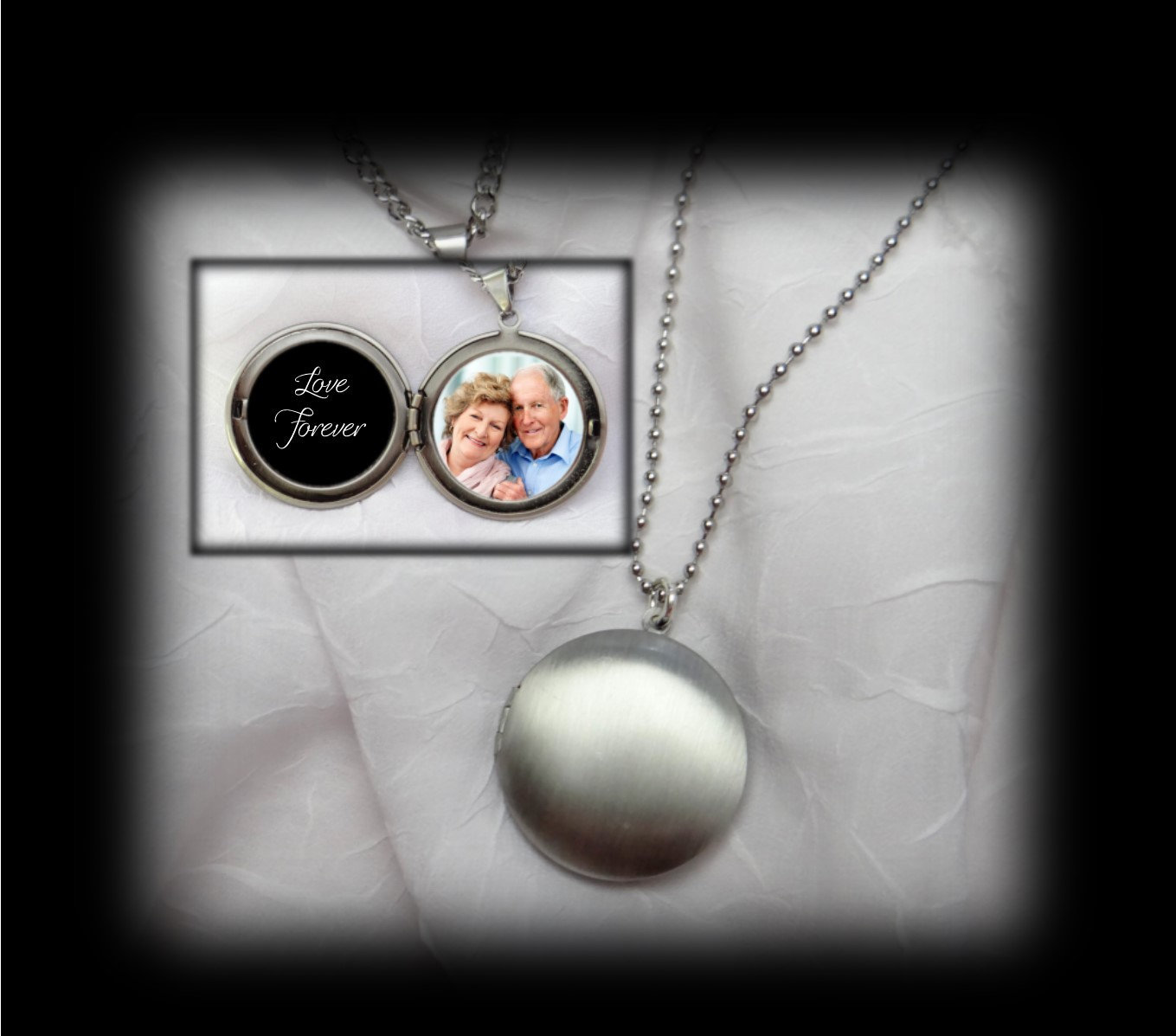 Einfach Antik Silber 2 Foto Herren Medaillon Oder Damen Einfach Antik Silber 2 Foto Herren Medaillon Oder Damen von LocketInYourHeart