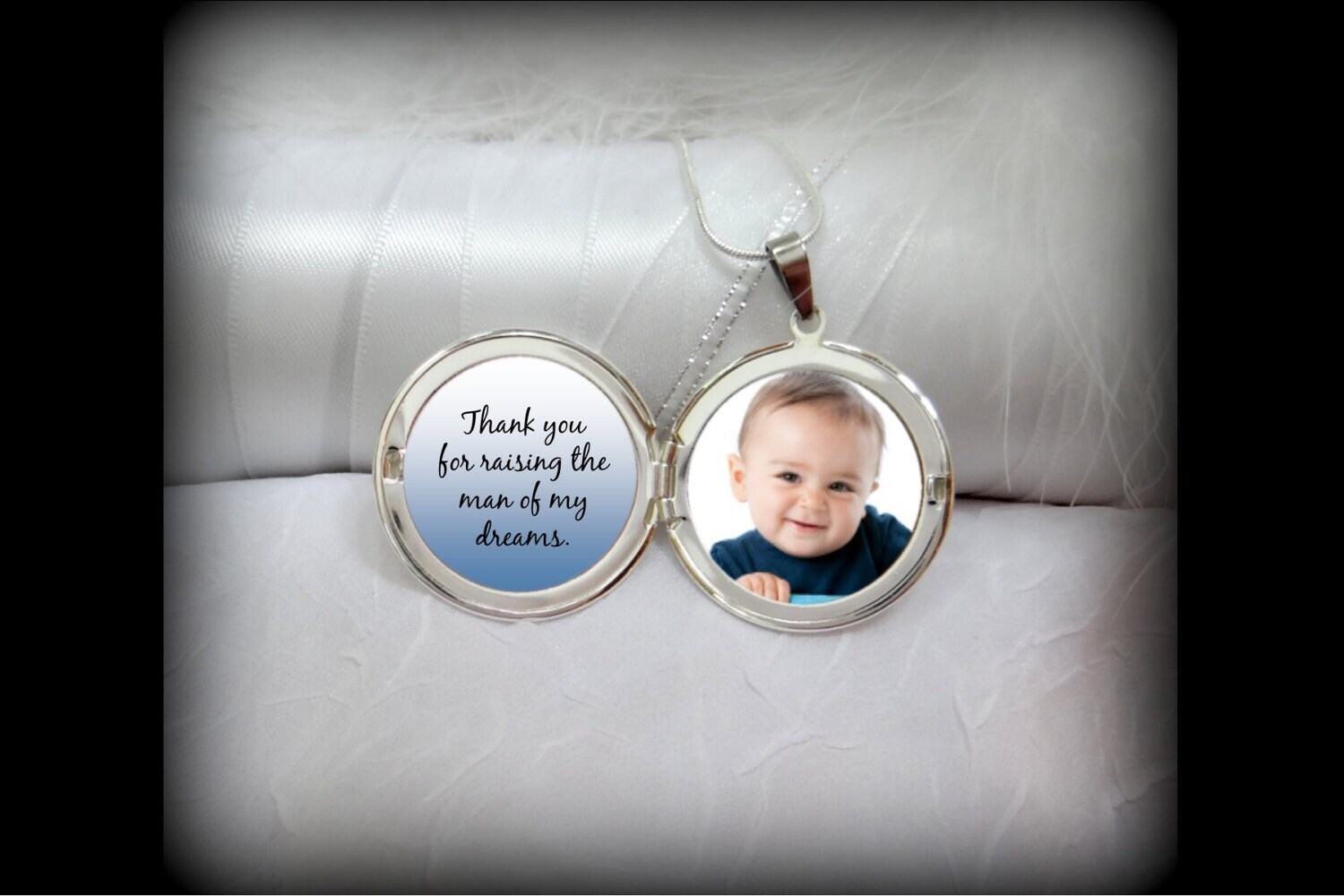 Vielen Dank Für Die Aufzucht Der Mann Meiner Träume - Locket Halskette Vielen Dank Für Die Aufzucht Der Mann Meiner Träume - Locket Halskette von LocketInYourHeart