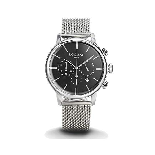 Armbanduhr Locman 1960 CRONO 0254A01A-00BKNKB0 von Locman