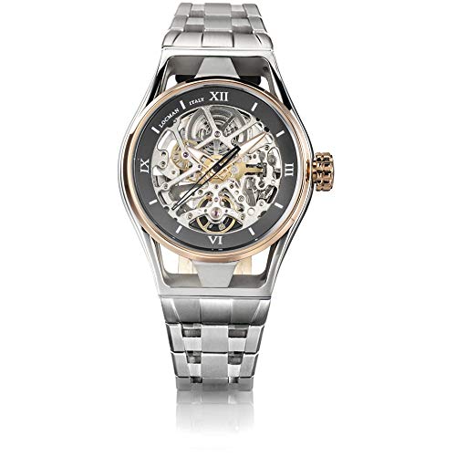 Automatische Herren-Armbanduhr Skeleton Montecristo Rose Locman von Locman