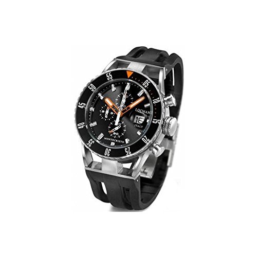 LOCMAN HERREN-ARMBANDUHR 44MM ARMBAND KAUTSCHUK BATTERIE 051200KOBKNKSIK von Locman