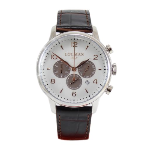 Locman Italy Armbanduhr 1960 Chrono braun Ref. 0254 von Locman