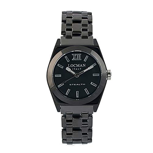 Locman Italy Damenuhr Stealth Edelstahl schwarz Ref. 0204 von Locman