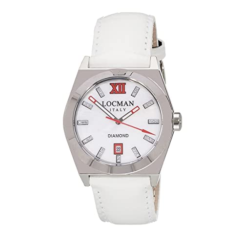 Locman Italy Damenuhr Stealth mit Diamanten weiß Ref. 0203 von Locman