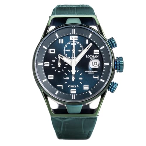 Locman Italy Herrenuhr Montecristo Chrono grün 41 mm Ref. 0542 von Locman