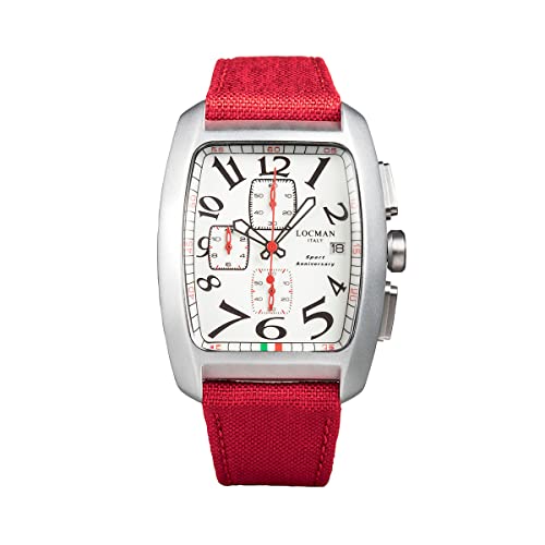 Locman Italy Herrenuhr Sport Anniversary Chrono rot Ref. 0470 von Locman