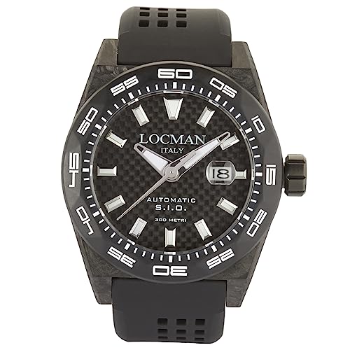 Locman Italy Herrenuhr Stealth Automatik Carbon schwarz Ref. 0216 von Locman